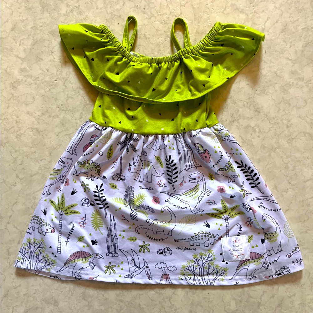 Marie Elizabeth Toddler Dinosaur Dress
